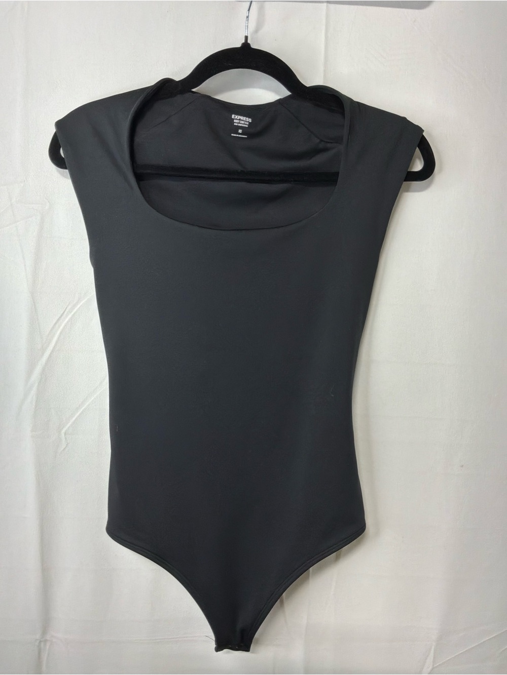 Express Black Scoop Neck Sleeveless Bodysuit